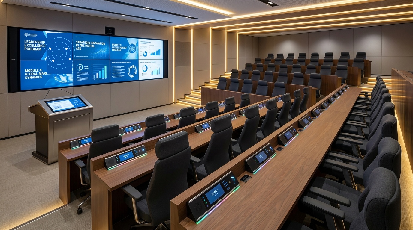 Visualisasi fasilitas pelatihan Customized Learning Solution